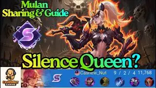 HOK Mulan Guide Sharing🔥Full Gameplay Explained ⚔️Not Pro Guide but good enough for everyone