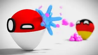 WATER FIGHT! | Countryballs Animation