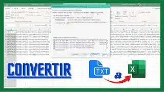 Como convertir un archivo TXT a un archivo Excel
