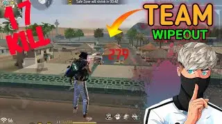 17 Kill 💪 Team Wipeout 87% Headshot Rate 💀 Squad vs Squad 🔥 Highlights Gameplay ⚡On Tecno Spark Go1📱