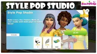 The Sims Mobile STYLE POP STUDIO pack!