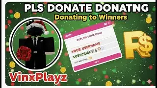 Donating to winners on pls donate - PLS DONATE DONATING