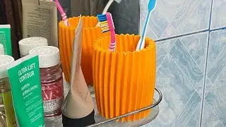 3D Печать - Стильный Стакан под Ваши Зубные Щётки - Принтер Anycubic i3 Mega - Пластик DEXP PLA