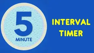 5 Min Interval Timer With Music - 20 Second Exercise 10 sec rest - 20 seconds interval timer