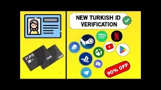 Fups Virtual Turkey Card | 2023 Updated | Fups I'd Verification | Turkey VCC | oldubil | steam psn