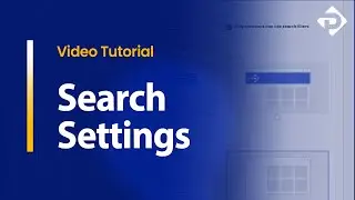 Search Settings