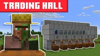 Minecraft Villager Trading Hall with Zombie Discounts 1.21 - EASY DESIGN