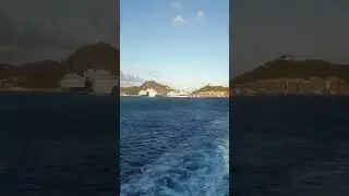 Leaving St Marteen Caribbean Island #carnivalcruise