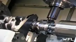 Luar Biasa, Mesin CNC Super Canggih, Bisa Membuat Poros Engkol Mesin Crankshaft