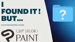 Clip Studio Paint| How to find Material folder on your PC