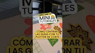 👩‍💻 CÓMO CENTRAR LAS GUÍAS CON TU PLOTTER DE CORTE ⭐️#tutorial #freeland #sublimacion #creativo