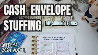 CASH ENVELOPE STFFING & QUICK BUDGET REVIEW | QUEDEMAS DEBT FREE JOURNEY