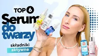 TOP6 Serum do twarzy. Składniki aktywne - ceramidy peptydy witamina C kwas hialuronowy
