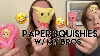 Which PAPER SQUISHY Is The Best?!  (ft. Brothers)
