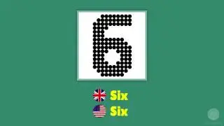 Learn numbers 1-10 in English (British & American Pronunciation)