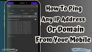 How to Ping any IP Address or Domain from an Android Mobile