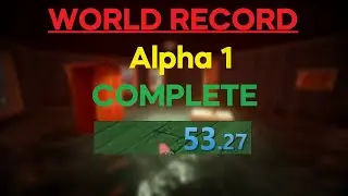 Hello Neighbor Alpha 1 Speedrun WORLD RECORD