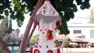 מירי ישראלי | מתקן האכלה לציפורים מבקבוקי פלסטיק וחומרים בשימוש חוזר