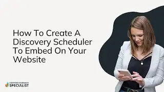 How To Create A Discovery Scheduler To Embed On Your Website