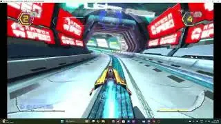 Me Reliving my nostalgia Playing Wipeout HD Fury on the PS3 Emulator