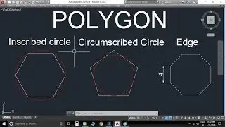 AutoCAD Polygon Command -All Options with Master tricks In Hindi