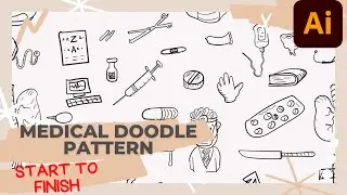 HOW TO DRAW PATTERN FROM START TO FINISH | ADOBE ILLUSTRATOR