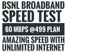 Bsnl Broadband Fibre 499 rupee plan speed test in New Delhi: The Best Speed So Far?