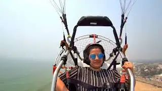 Paragliding over Puri Sea beach... Travel Fun Activities
