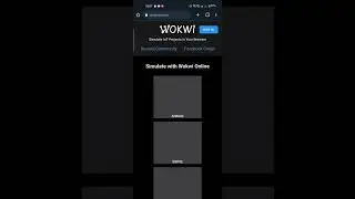 Wokwi arduino simulator // web application // 