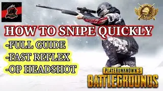 Learn How to Snipe like a pro players in pubg mobile | 18+| op headshot