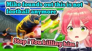 Miko finds out this is not football but a group of monsters trying to kill each other 【SakuraMiko】