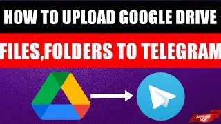How to download google drive file or folder to Telegram without any Google drive bot.