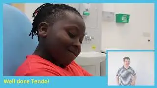 Having a blood test at Sheffield Children's