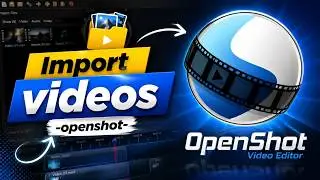 How to import media in Openshot video editor