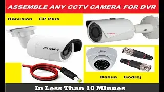 How To Install CCTV Camera In Home or Shop| सीसीटीवी कैमरा कैसे कनेक्ट करें कोई भी ब्रांड #hikvision