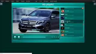 Tutorial how to create and design a video playlist with WKApp Builder