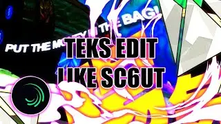 Tutorial Teks Like Sc6ut - Alight Motion | Tutor Gajelas