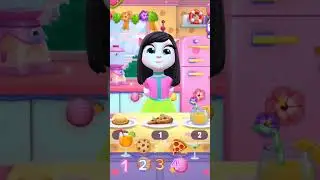 My talking Angela 2💗 asmr mukbang😋😋