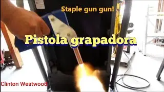 Pistola grapadora casera