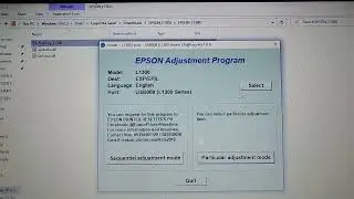Cara Reset Printer Epson L1300, Blinking Service Required