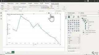 Lab 9 - Navigating the Date Hierarchy in Power BI - Changing Levels