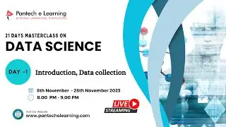 Day 01 - Introduction of Data science, Data collection || Data Science Course || Pantech eLearning