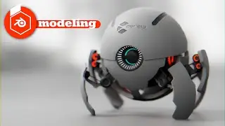 Blender robot ball modeling - rigging tutorial  free download
