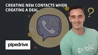Pipedrive - Creating new contacts when creating a Deal [EN]