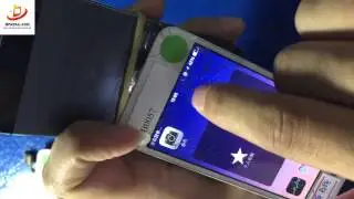 How to test broken screenis iphone 5 Crushed red background color point with a line of dust spots