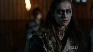 The 100 4x04 Bellamy find out Octavia died