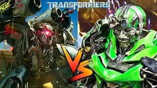 The Battle of CROSSHAIR versus NITRO ZUES in Transformers Live-Action Movie