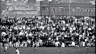 Prankster train driver ends the game at the Glenferrie oval prematurely. 🚂 Footage: The Front Bar