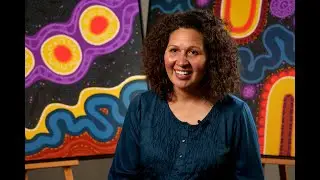 Unveiling Indigenous artwork by Safina Stewart
