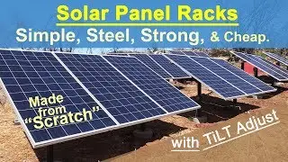 Simple Solar Panel Racks  Part 1